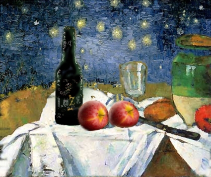 Cezanne da un suo quadro